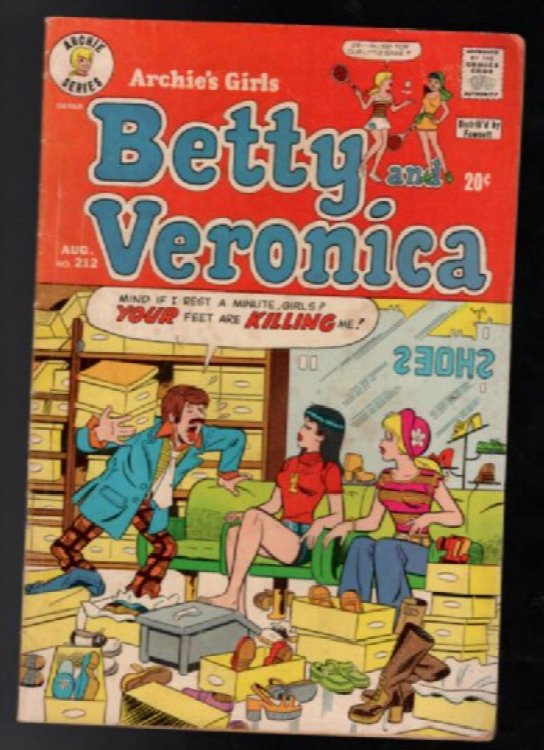 BETTY AND VERONICA #212 ARCHIE COMICS BRONZE AGE COMIC BOOK