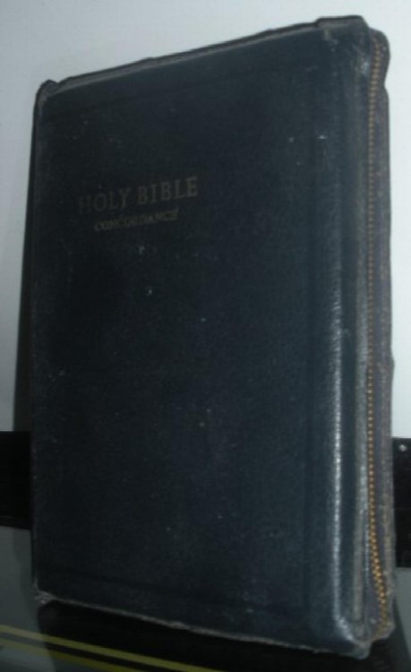 Zipper shut Holy Bible!!