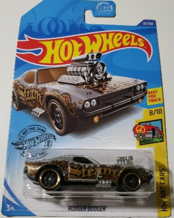 NEW Hot Wheels - Rodger Dodger (8/10 HW Art Cars)