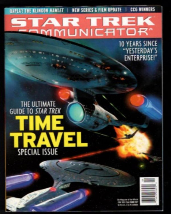 Star Trek Communicator Official Fan Club Magazine 2000 #127 Time Travel Issue