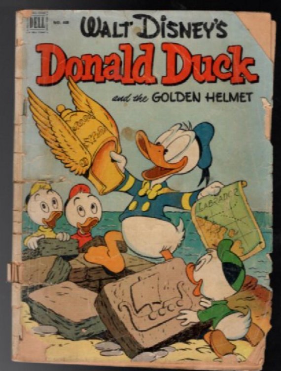 Four Color Donald Duck & the Golden Helmet 408 Dell Comics 1952