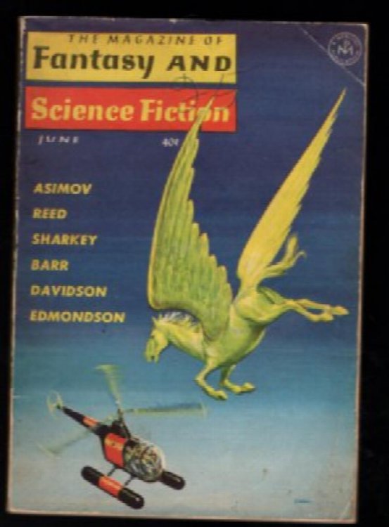 MAGAZINE OF FANTASY AND SCIENCE FICTION April, JUNE and September ,November:1964 Asimov, Reed, Sharkey, more