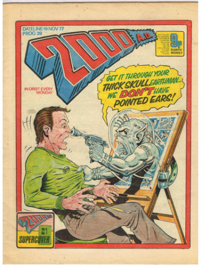 2000 AD UK Comic Magazine Prog 39-prog 41 - Nov.19th-Dec.10th, 1977 - JUDGE DREDD Great early stories