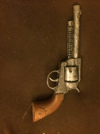 Vintage toy revolver-