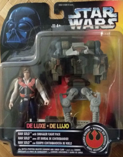 Kenner Star Wars Deluxe Han Solo Smuggler Flight Action Figure 1996