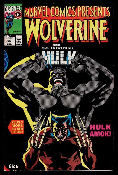 Marvel Comics Presents #60 FN; Marvel Wolverine Hulk - we combine shipping