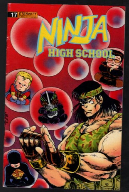 NINJA HIGH SCHOOL #17 ANTARCTIC/ETERNITY COMICS 1990