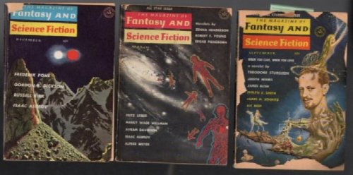 Fantasy and Science Fiction 1962: (Lot of 3