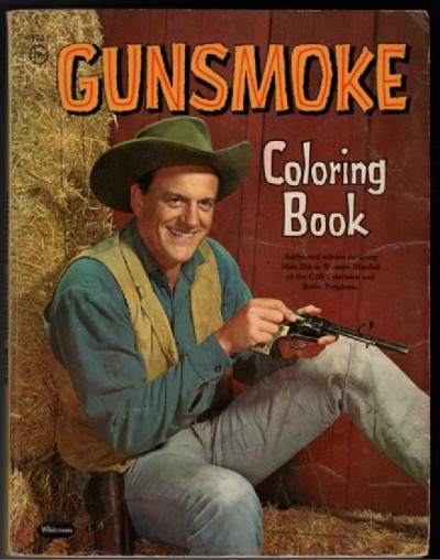 Gunsmoke coloring book Whitman