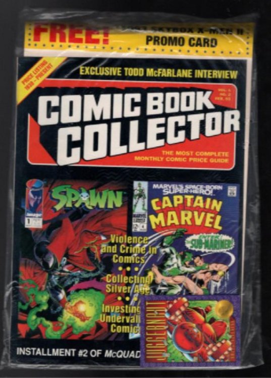 Comic Book Collector Vol.1, No.2, 1993, Todd McFarlane Interview
