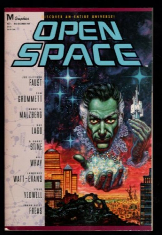 OPEN SPACE #1 $4.95 DELUXE FORMAT M GRAPHICS * MARVEL 1989 NICE!!!