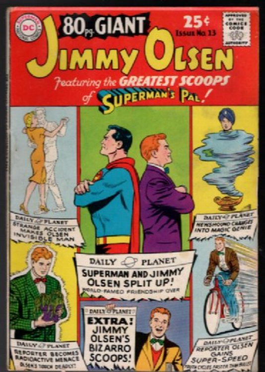 80-Page Giant 13 Jimmy Olsen Silver Age DC 1965 Superman comic Curt Swan cover