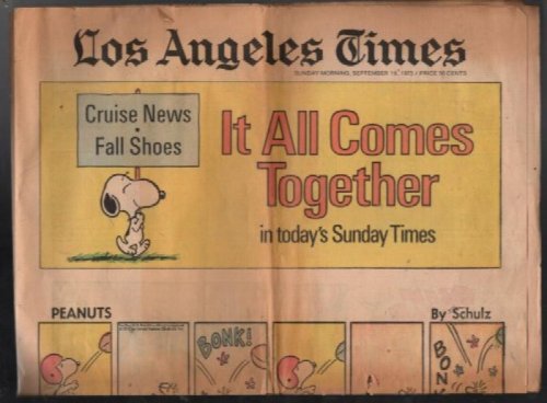 los angeles times funny pages 1972