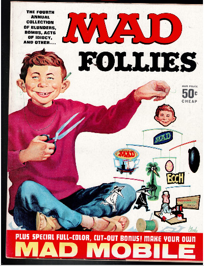 Mad Magazine The Fourth Annual Collection Of Mad Follies 1963 - Mad Mobile