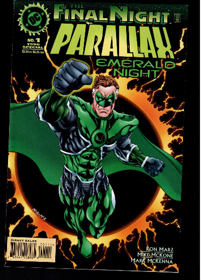 Parallax: Emerald Night #1 (1996) DC Comics Green Lantern Hal Jordan