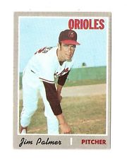 1970 Jim Palmer Topps Baseball Trading Card #449