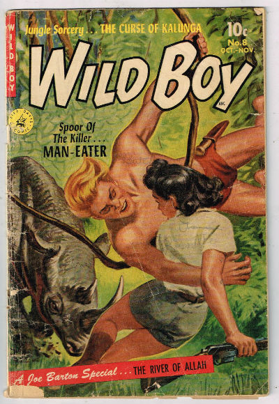 WILD BOY OF THE CONGO #8 1952,Oct.,Nov. VOLUME 1 ZIFF-DAVIS PUBLISHING