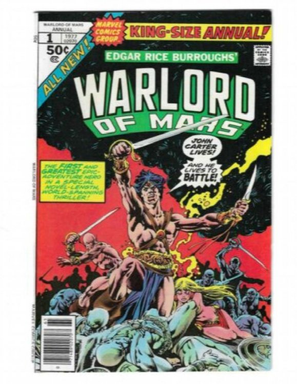 Warlord of Mars King-Size #1 Awesome Classic 1977
