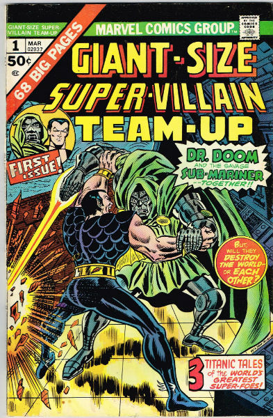 Giant-size Super-Villian team-up #1;march,1975
