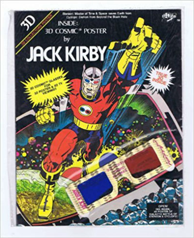 Jack Kirby 3D Cosmic Poster vintage 1982 Published by 3D Cosmic publications Comics 1982