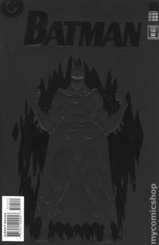 BATMAN #515 1995 DC COMICS EMBOSSED BLACK COVER