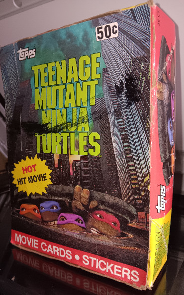 Teenage Mutant Ninja Turtles Trading Card box (Empty)