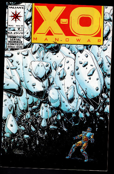 1993 Valiant Comics X-O Manowar 19 Jim Calafiore Cover Artist