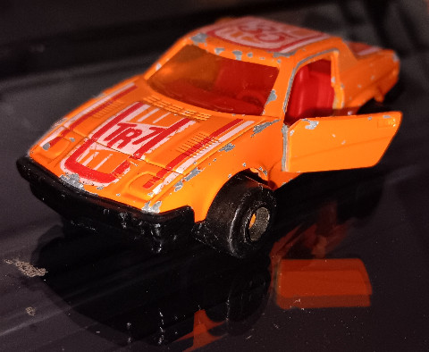 Majorette Triumph TR7 Diecast Toy Vehicle; 1980s France No 202