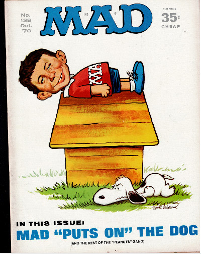 MAD Magazine #138 October 1970 Snoopy & Peanuts Gang, M.A.S.H.