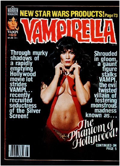Warren Magazine Vampirella #69 Adult Fantasy 1978