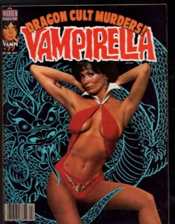 Vampirella #77 VG/F Dragon Cult Murders ! Bronze Age Mag