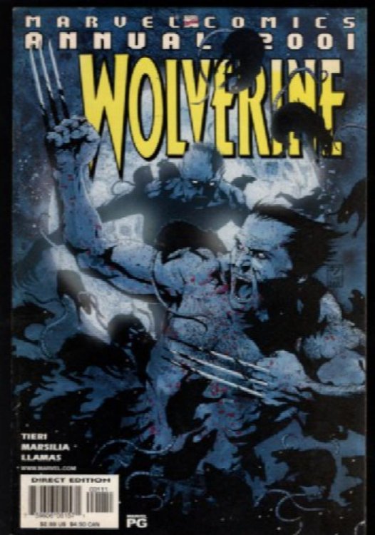 WOLVERINE ANNUAL #2001 MARVEL COMICS: (VF) MARSILIA ARTWORK