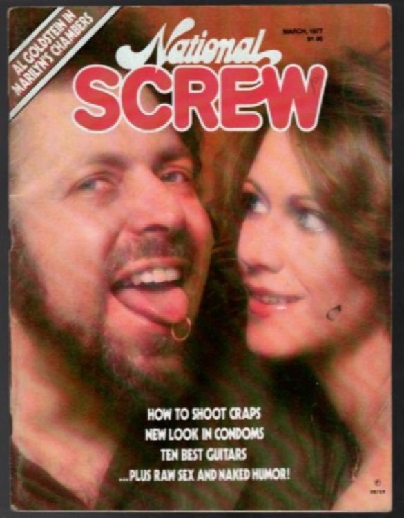 National Screw #4 (March 1977) - Al Goldstein - Marilyn Chambers