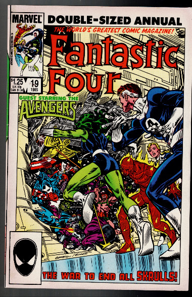 FANTASTIC FOUR ANNUAL 19 AVENGERS SKRULLS BYRNE MARVEL