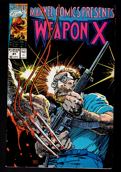 Marvel Comics Presents Weapon X #81 comic book 1991 Wolverine BarryWindsor-Smith