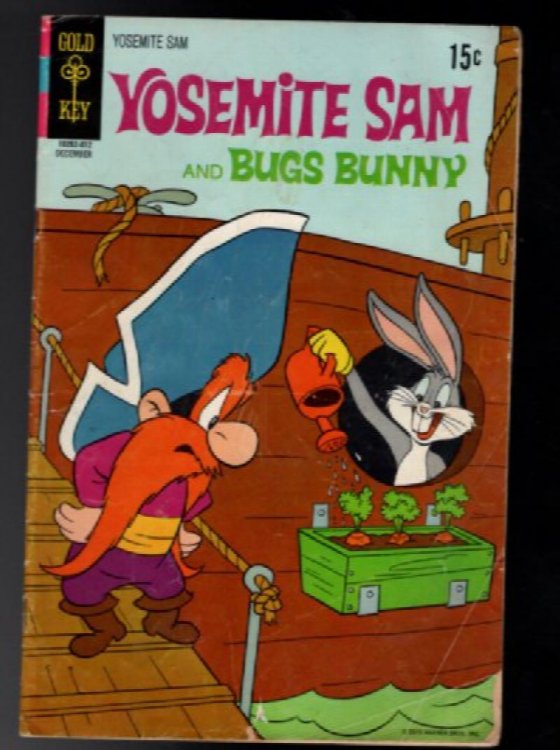 1970 Warner Number 1 One Yosemite Sam and Bugs Bunny 15 Cent Comic Book Gold Key