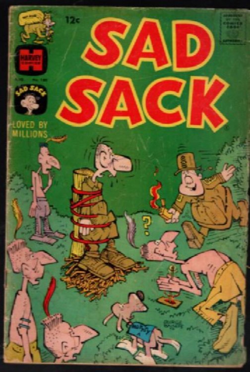 Sad Sack Comics 180 Harvey Publications 1966 George Baker Cvr