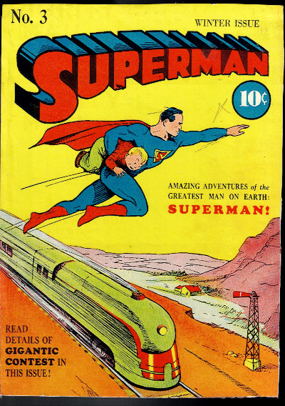 Superman #3 cover Facsilile