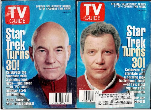 Star Trek T.V.Guides ,Two Variant covers, August 34-30,1996