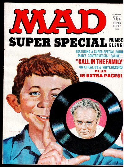 Mad Magazine Super Special Number Eleven Vinyl Record Included!