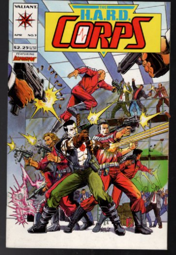 The H.A.R.D. Corps #5 (April 1993) Valiant Comics, Featuring Bloodshot