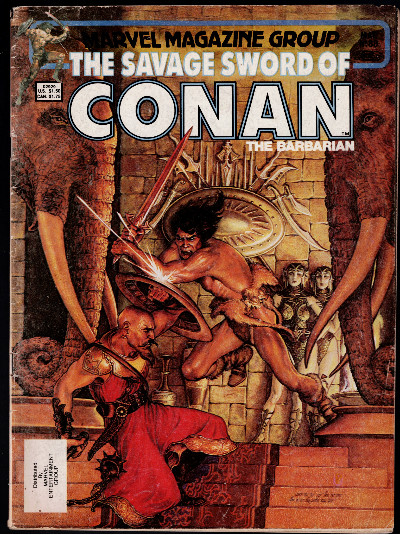 The Savage Sword Of Conan the Barbarian #88 Marvel Comics Red Sonja