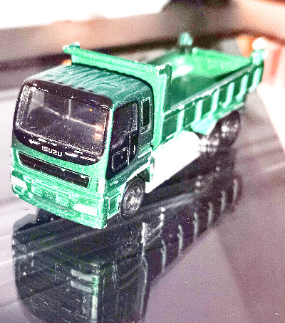 TOMICA ISUZU GIGA Dump track black dicasting car toy #X