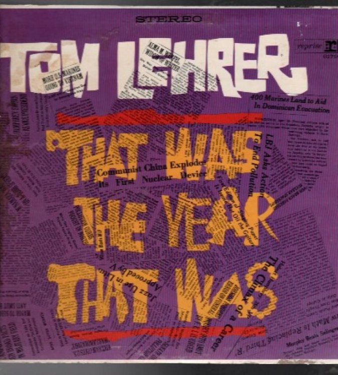 Tom Lehrer That Was The Year That Was