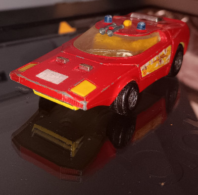 MATCHBOX Vintage 1971 Speed Kings K32/40 Shovel Nose Fire Chief Lesney Products