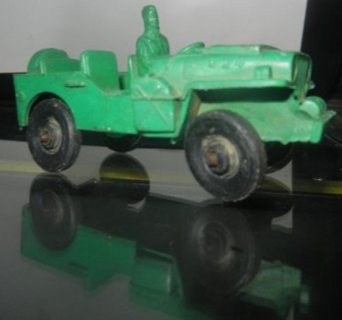 Marx Jeep w/driver