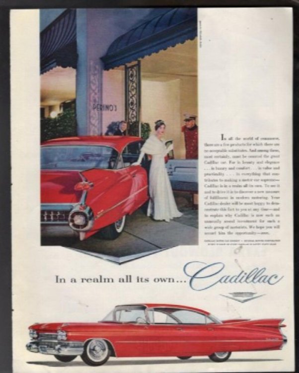 1959 Cadillac Sedan de Ville ad