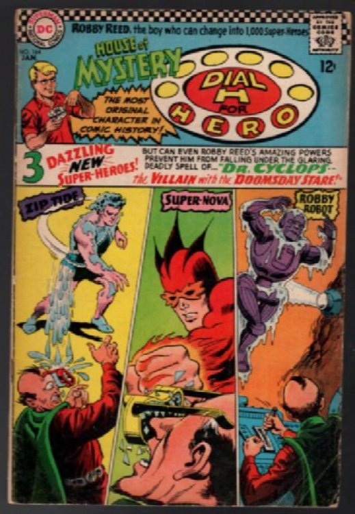 House of Mystery 165 Pin-up of Robby Reed Heroes! Martian Manhunter 1967 DC