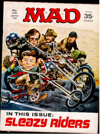 Mad Magazine #135 EC Comics Jun 1970 Jack Davis Cover