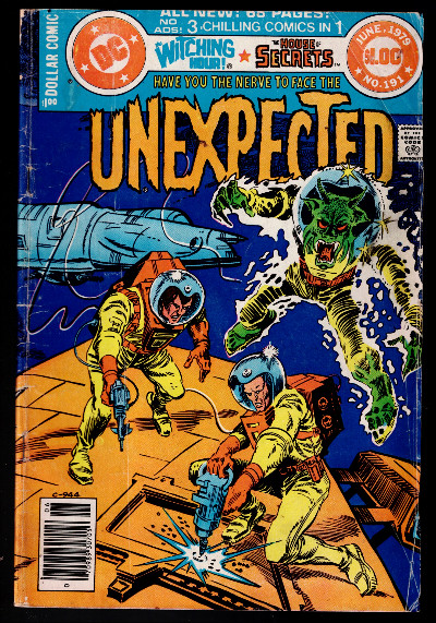 THE UNEXPECTED #191 (DC, 1979) Giant-Size Witching Hour House of Secrets GD+